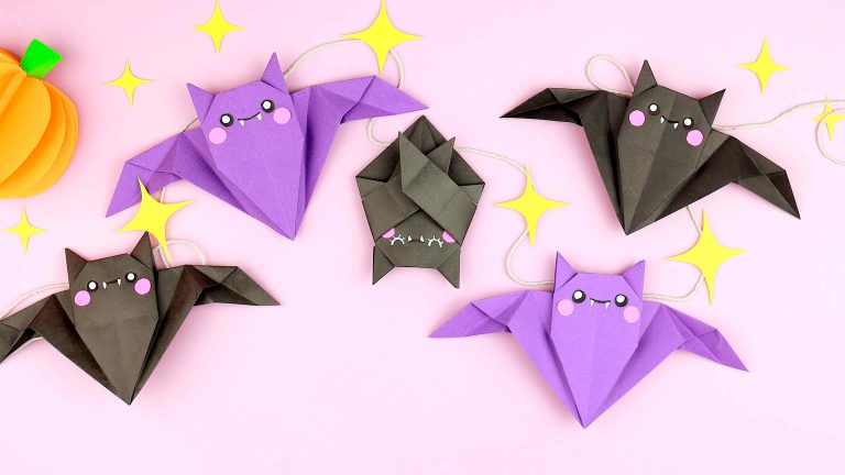 Оригами Летучая Мышь из бумаги. Сценарий конкурса в детском саду «Умники и умницы»