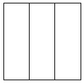 На сколько частей поделили квадрат? (3)