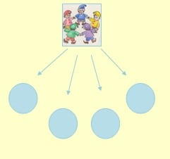 Игра «Родственники» позволяет развивать умение подбирать родственные слова.