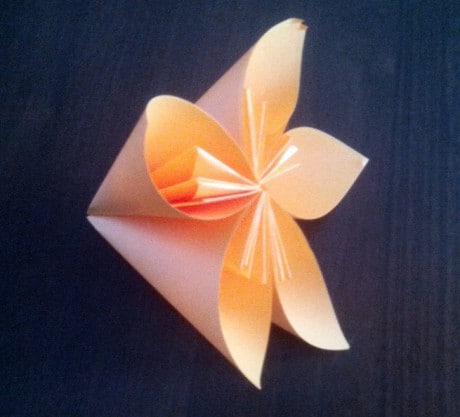 Оригами. Мастер-класс «Изготовление крашения методом оригами».