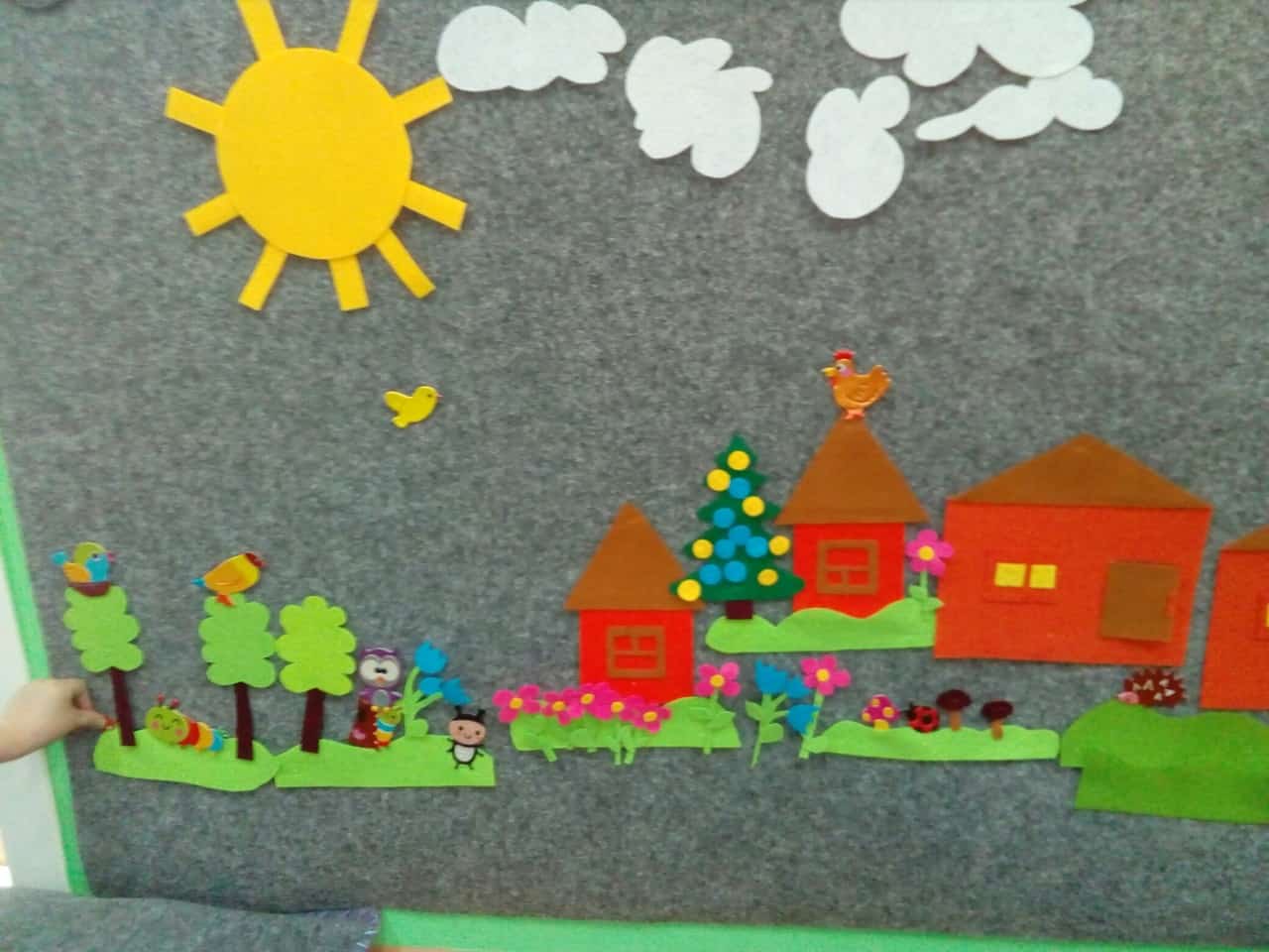 Панно в детском саду для детей 2-7 лет «Сказочный мир»