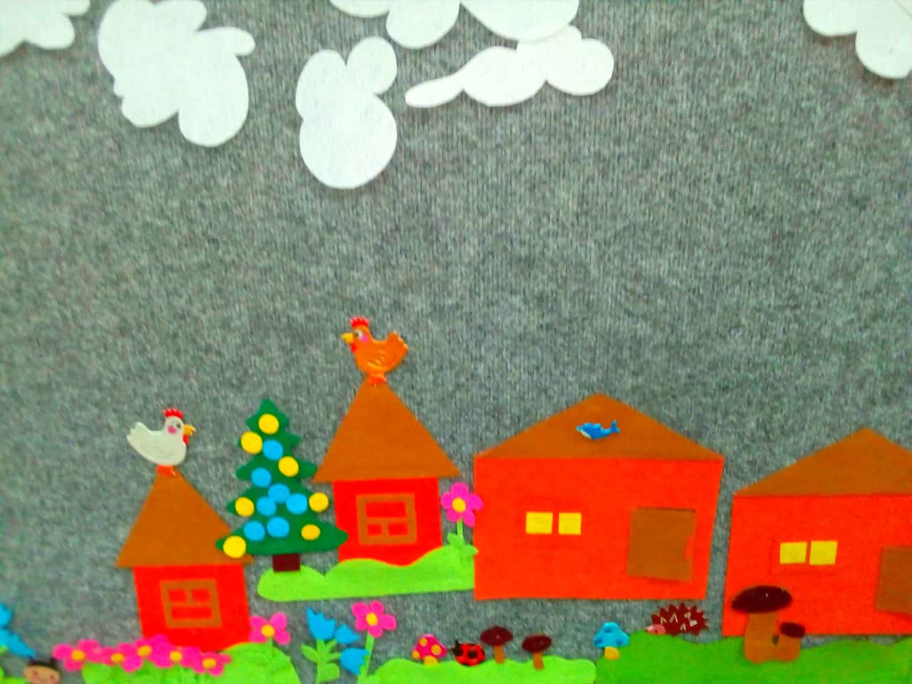 Дидактические игры для детей: панно в детском саду для детей 2-7 лет «Сказочный мир»
